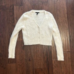 White/cream cardigan